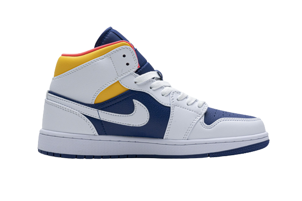 Jordan 1 Mid Royal Blue Laser Orange 554724-131