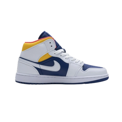 Jordan 1 Mid Royal Blue Laser Orange 554724-131