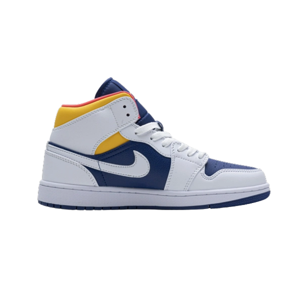 Jordan 1 Mid Royal Blue Laser Orange 554724-131