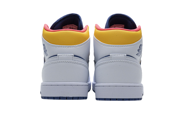 Jordan 1 Mid Royal Blue Laser Orange 554724-131