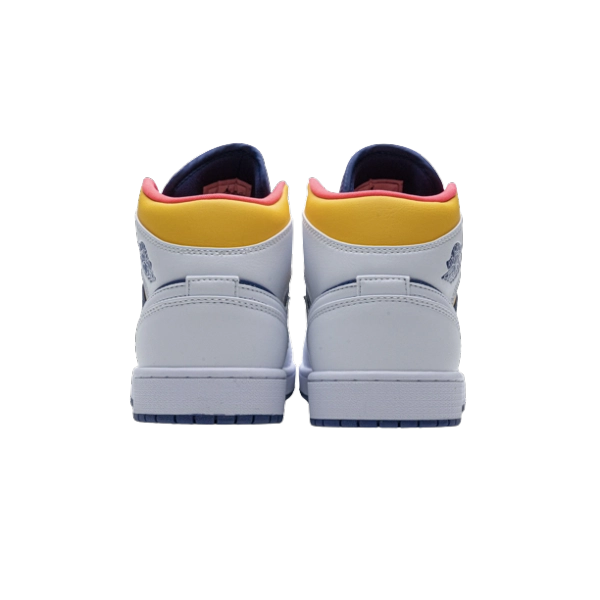 Jordan 1 Mid Royal Blue Laser Orange 554724-131