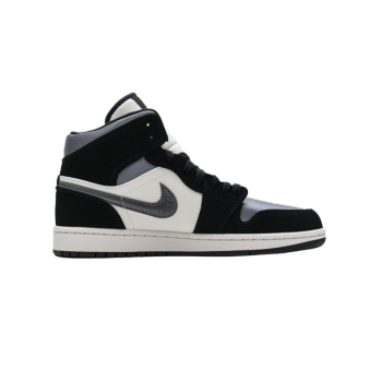 Jordan 1 Mid Satin Grey Toe 852542-011