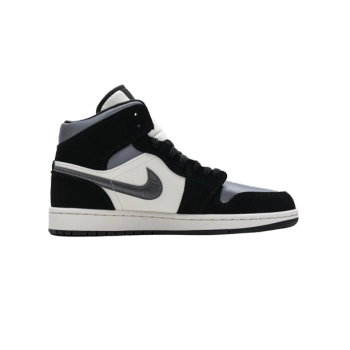 Jordan 1 Mid Satin Grey Toe 852542-011