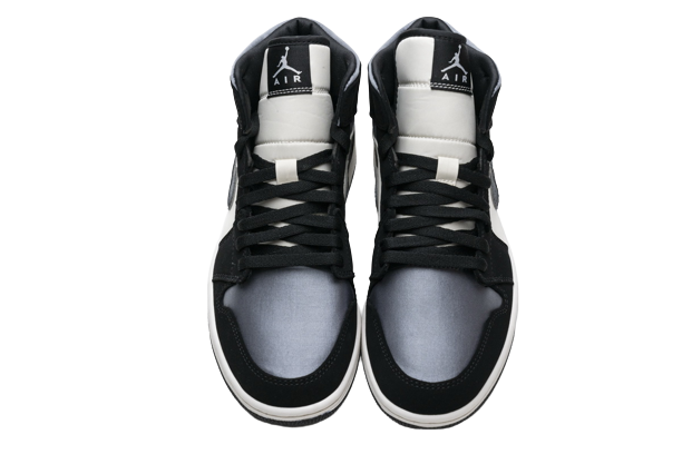 Jordan 1 Mid Satin Grey Toe 852542-011