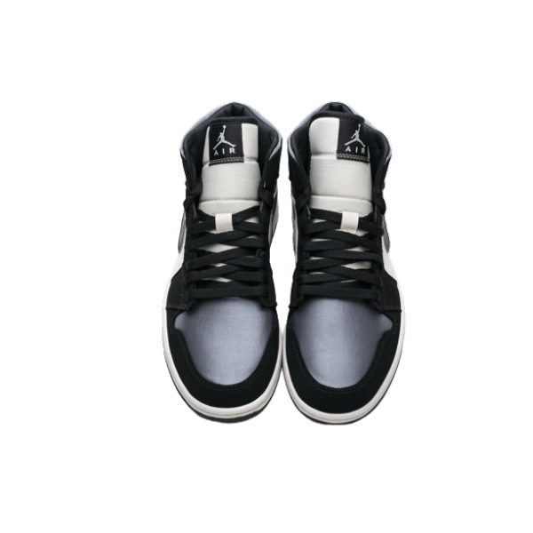 Jordan 1 Mid Satin Grey Toe 852542-011