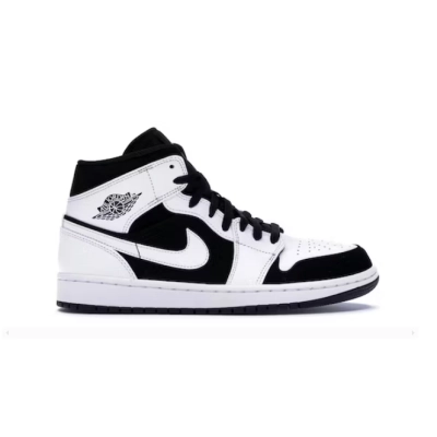 Jordan 1 Mid White Black 554724-113 