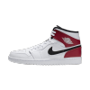 Jordan 1 Mid White Black Gym Red  554725-116 