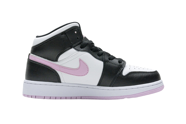Jordan 1 Mid White Black Light Arctic Pink 555112-103