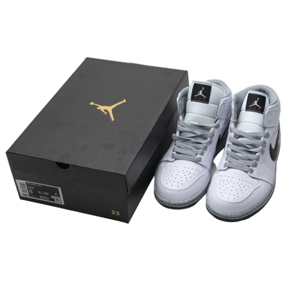 Jordan 1 Mid White Cement  554725-115
