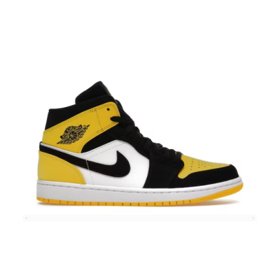 Jordan 1 Mid Yellow Toe Black 852542-071