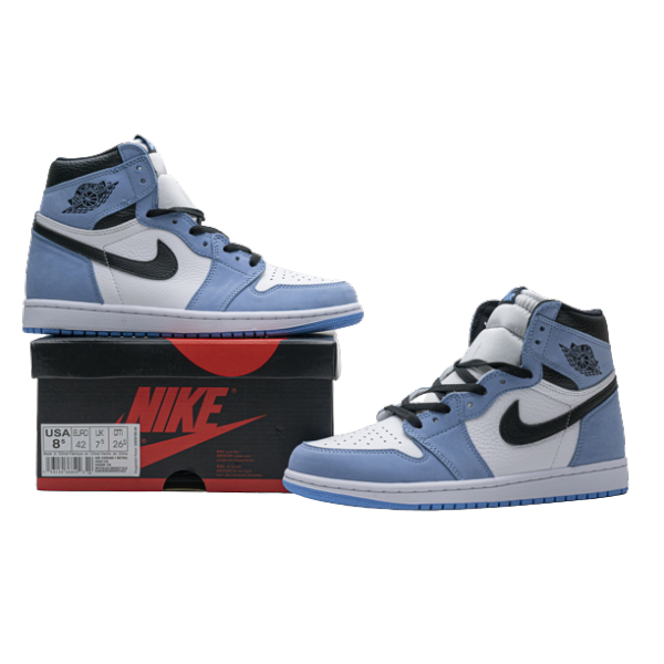 Jordan 1 Retro High White University Blue Black 555088-134 (XP Batch)