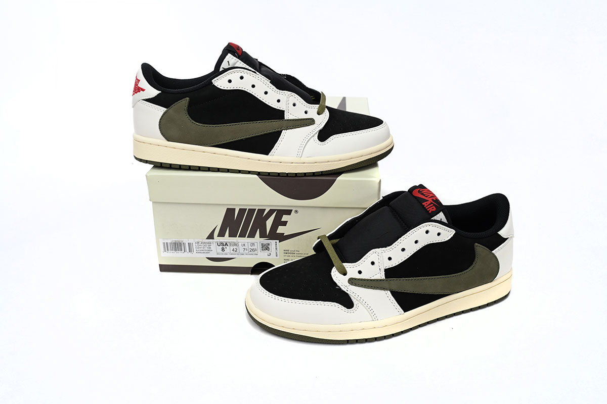 Jordan 1 Retro Low OG SP Travis Scott Olive  DZ4137-106 (Local Batch)