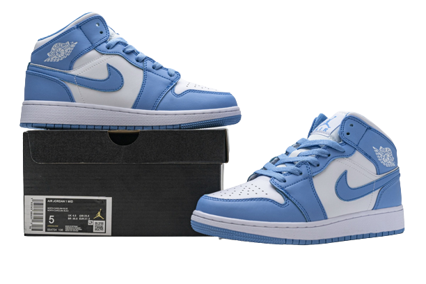 Jordan 1 Retro Mid UNC 554724-106