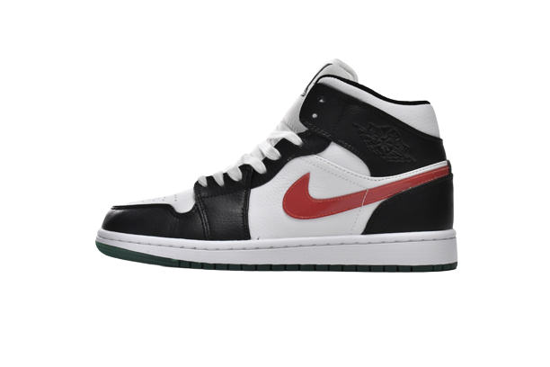 Jordan 1 Mid Alternate Swooshes Red Yellow BQ6472-063