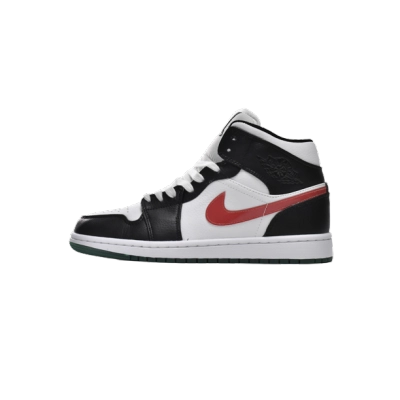 Jordan 1 Mid Alternate Swooshes Red Yellow BQ6472-063