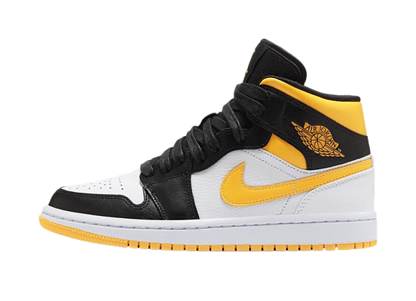 Jordan 1 Mid Laser Orange Black CV5276-107