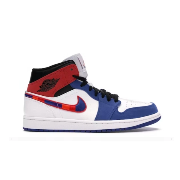 Jordan 1 Mid Multi-Color Swoosh 852542-146 