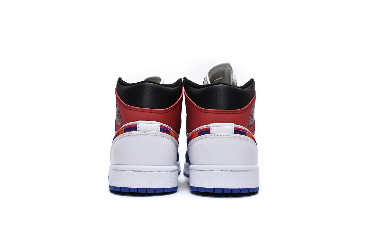 Jordan 1 Mid Multi-Color Swoosh 852542-146 