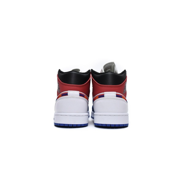 Jordan 1 Mid Multi-Color Swoosh 852542-146 