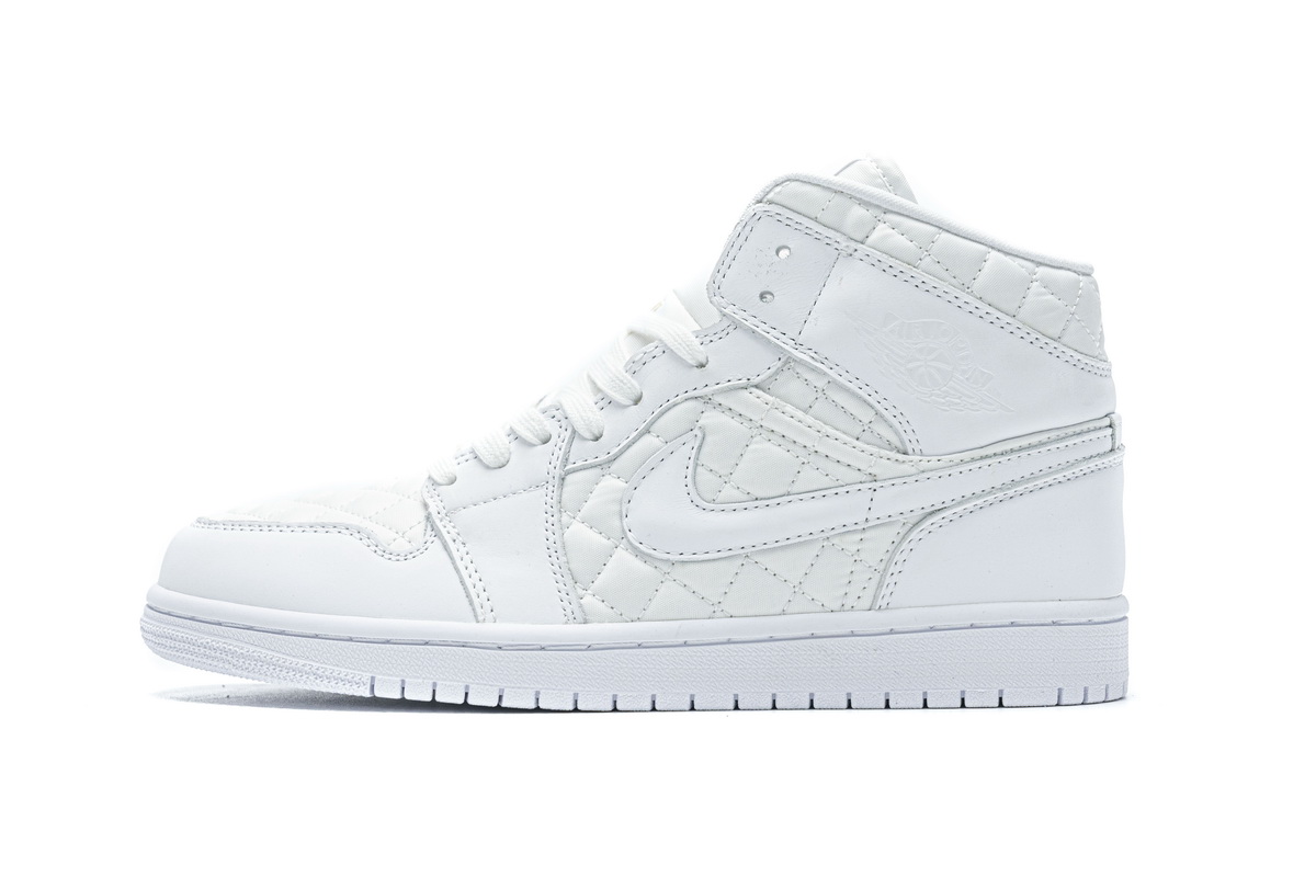 Jordan 1 Mid Quilted White DB6078-100