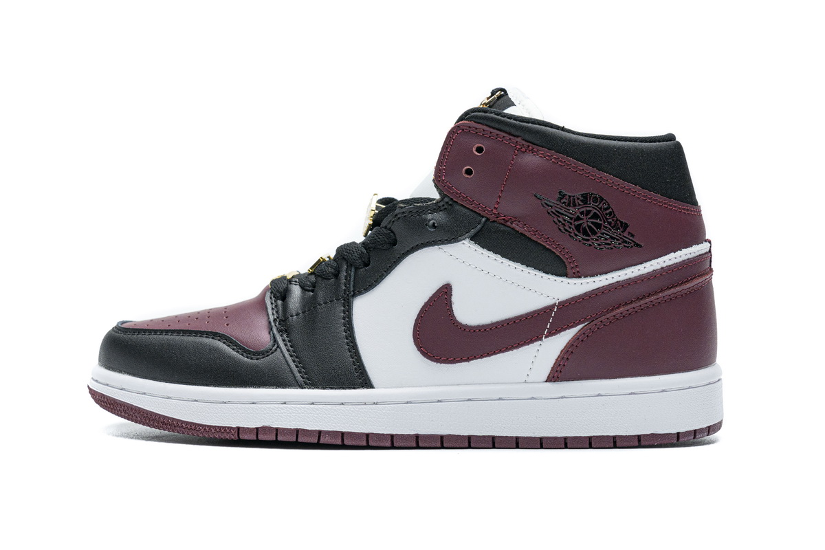 Jordan 1 Mid SE Black Dark Beetroot CZ4385-016