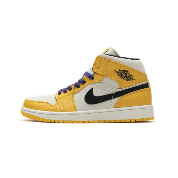 Jordan 1 Mid SE Lakers 852542-700