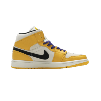 Jordan 1 Mid SE Lakers 852542-700