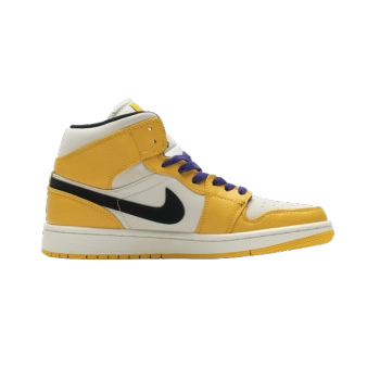 Jordan 1 Mid SE Lakers 852542-700