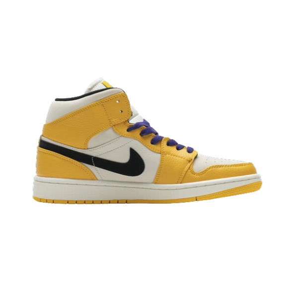 Jordan 1 Mid SE Lakers 852542-700