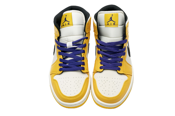 Jordan 1 Mid SE Lakers 852542-700