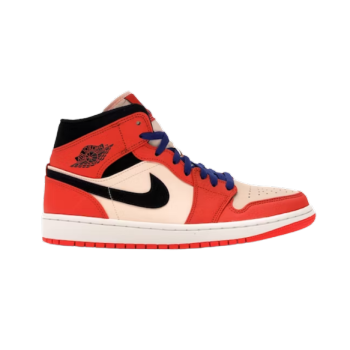 Jordan 1 Mid Team Orange Black 852542-800 