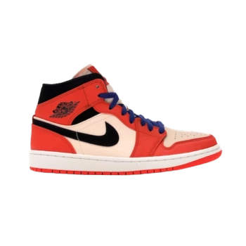 Jordan 1 Mid Team Orange Black 852542-800 