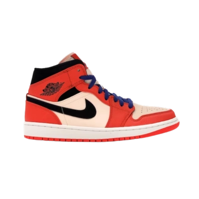 Jordan 1 Mid Team Orange Black 852542-800 