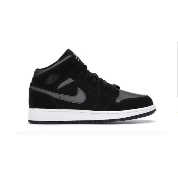 Jordan 1 Mid White Black Grey BQ6931-012
