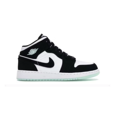 Jordan 1 Mid White Black Teal Tint BQ6931-103