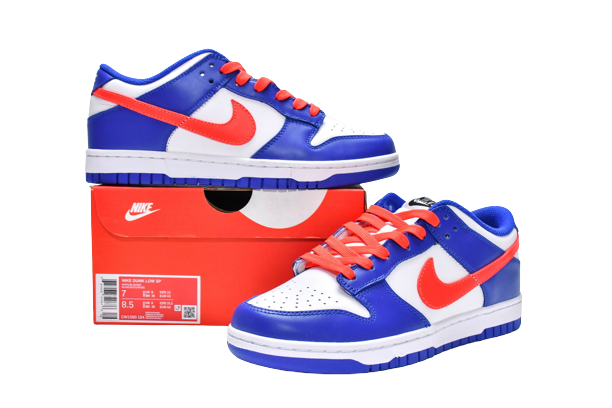 Nike Dunk Low Bright Crimson GameRoyal CW1590-104