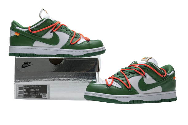 Nike Dunk Low Off-White Pine Green CT0856-100(GB Batch)