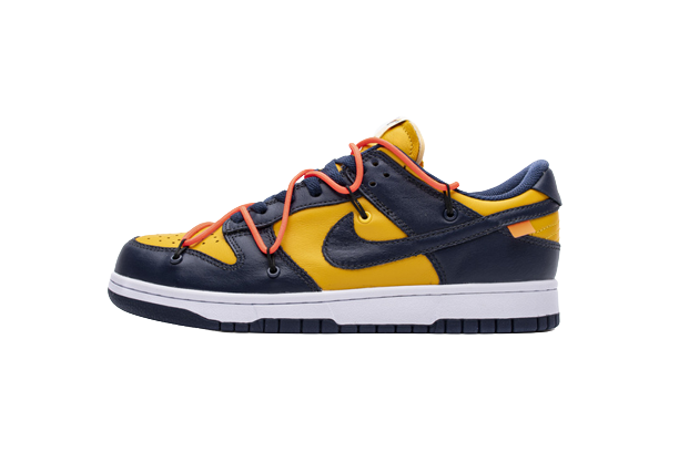 Nike Dunk Low Off-White University Gold Midnight Navy CT0856-700