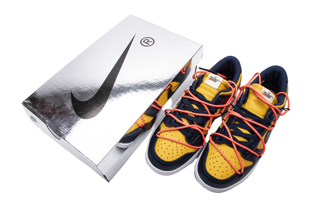 Nike Dunk Low Off-White University Gold Midnight Navy CT0856-700