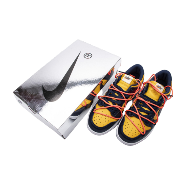 Nike Dunk Low Off-White University Gold Midnight Navy CT0856-700 (GB Batch)