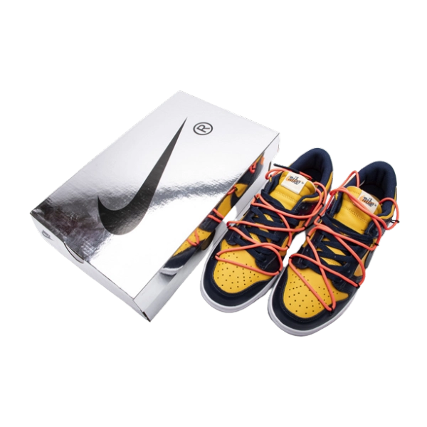 Nike Dunk Low Off-White University Gold Midnight Navy CT0856-700 (GB Batch)