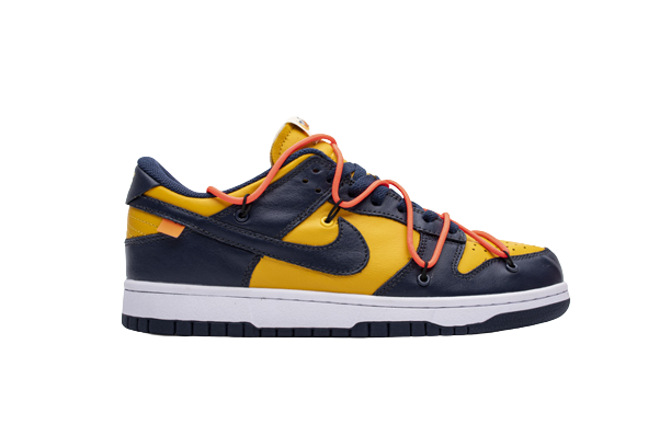 Nike Dunk Low Off-White University Gold Midnight Navy CT0856-700