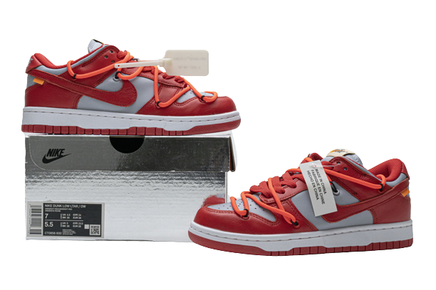 Nike Dunk Low Off-White University Red CT0856-600