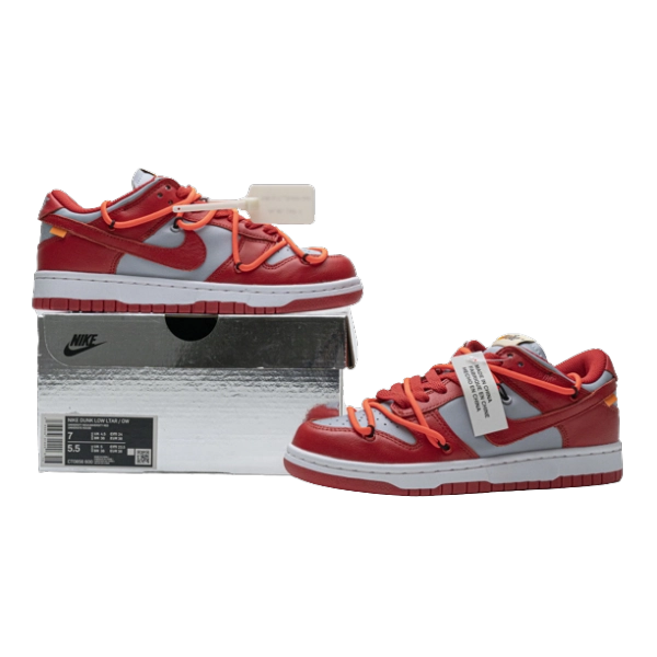 Nike Dunk Low Off-White University Red CT0856-600(GB Batch)
