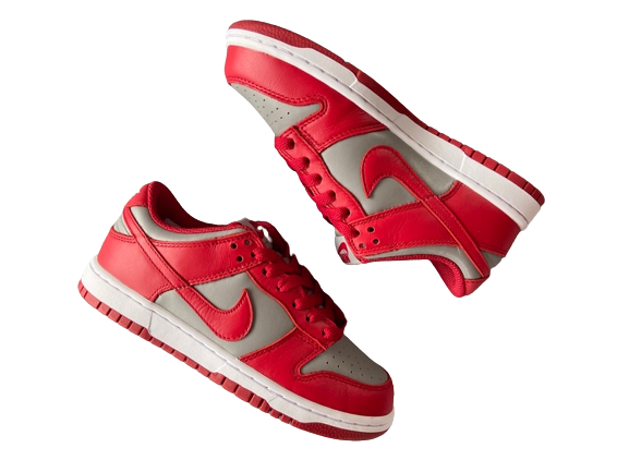 Nike Dunk Low Retro Medium Grey Varsity Red UNLV(2021) CW1590-002