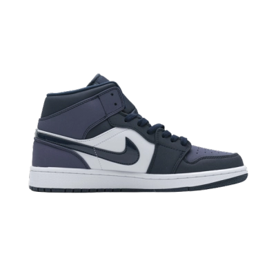 Jordan 1 Mid Obsidian Sanded Purple 554724-445