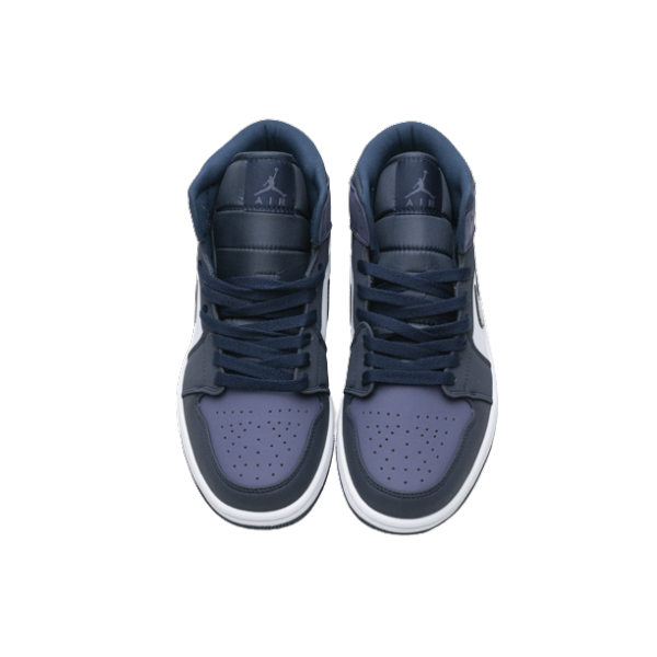 Jordan 1 Mid Obsidian Sanded Purple 554724-445