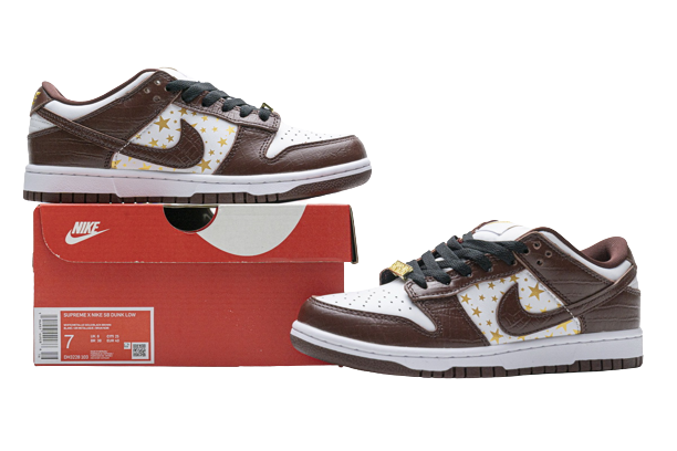 Nike SB Dunk Low Supreme Stars Barkroot Brown(2021) BV1310555
