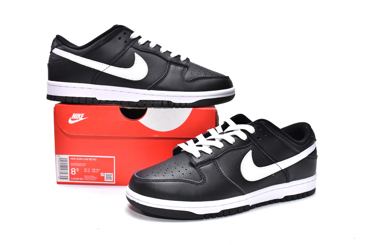 Nike Dunk Low Black White(2022) DJ6188-002