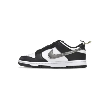 Nike Dunk Low Black White Metallic DH9764-001